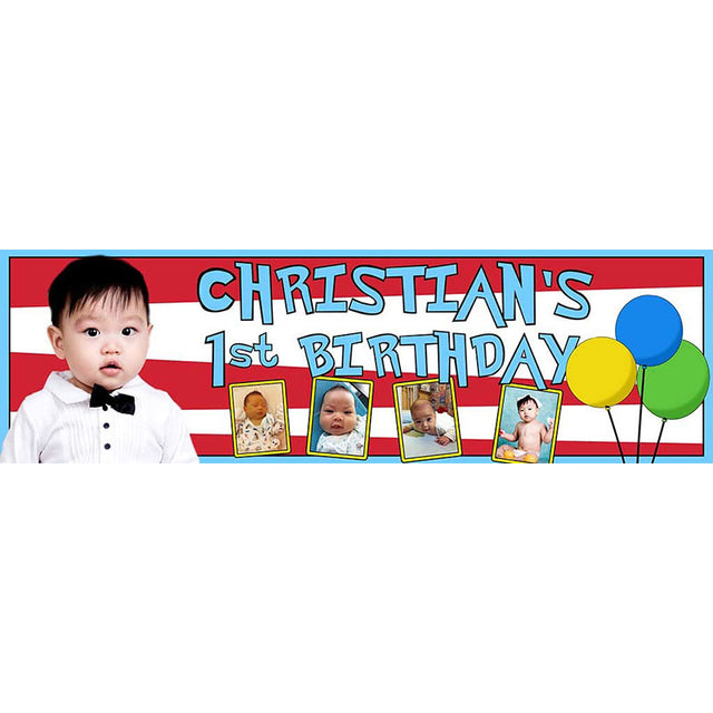 Blue Fantastic Banner - a premium option for you to display the photos for what you have come through.