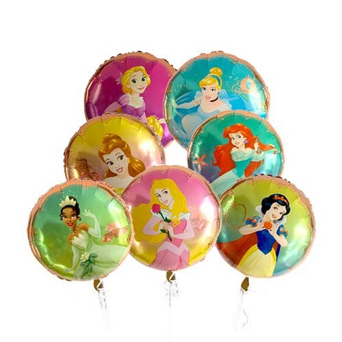 Load image into Gallery viewer, Princess Assortment Balloon Bouquet (Design 2)
