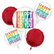Rainbow Wishes Birthday Balloon Bouquet