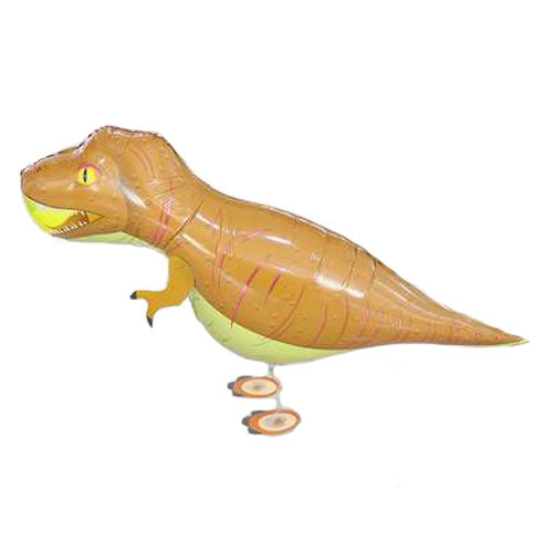 Load image into Gallery viewer, Walking Pet Raptor Dinosaur Balloon with Helium.
