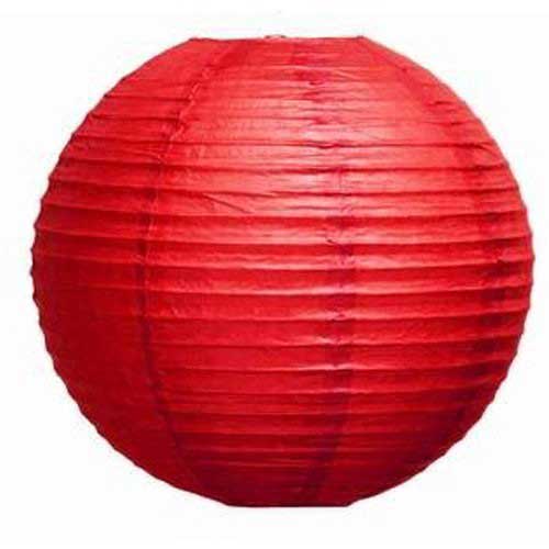 Red Paper Lantern - Have a elaborated and outstanding party decoration to have for your party event. Put up these captivating chevron stripes paper lanterns with some balloons, pompoms with matching colours and have a fascinating party decoration.