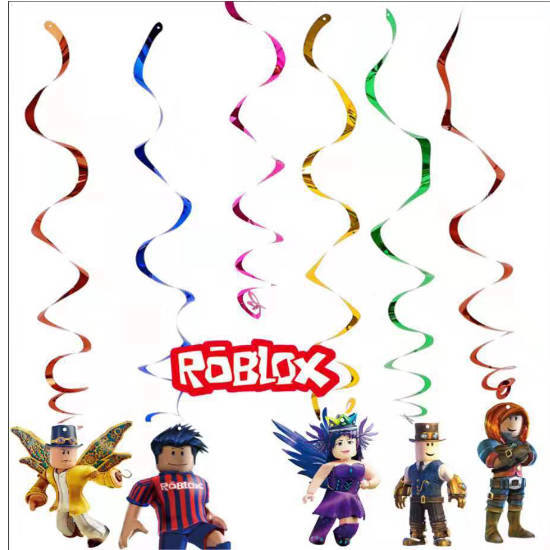 Roblox swirl party is the most essential decorating supplies you will need to dress up the party venue set up.