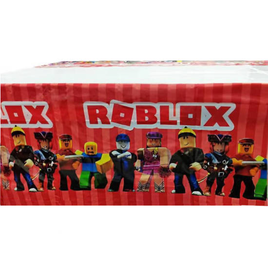 Roblox Table Cover for the birthday cake table or dessert table.