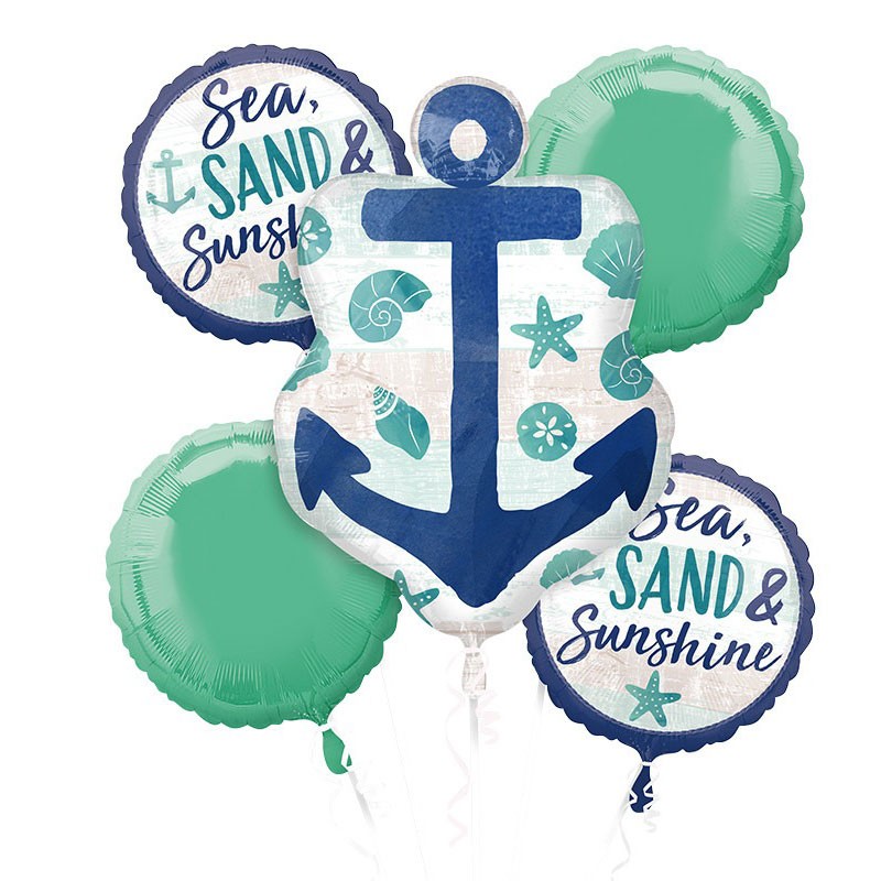 Sea Sand Sunshine Balloon Bouquet