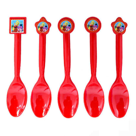 How about cool party cutleries with your favourite Sesame Street characters in them?