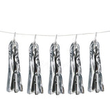 Silver Party Foil Tassels