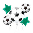 Jumbo Soccer themed balloon bouquet for the celebration for the football fans.