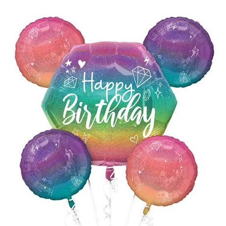 Sparkle Birthday Balloon Bouquet