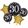 Sparkling Birthday 30 Balloon Bouquet