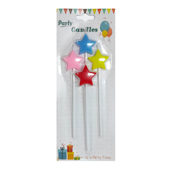 Star Shaped Birthday Candles