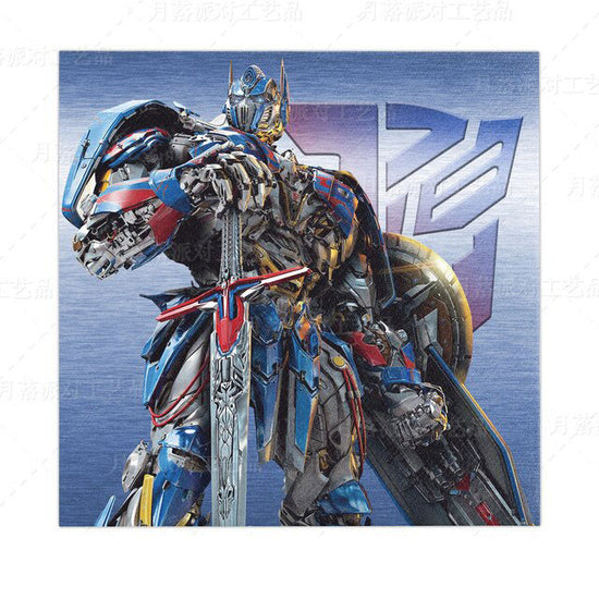 Overall, Transformers Prime party napkins are a fun and practical way to add some excitement to your party. They're perfect for fans of the series, and they're sure to bring a smile to the face of anyone who loves robots in disguise. So why not pick up a pack or two today and keep your party clean and heroic!