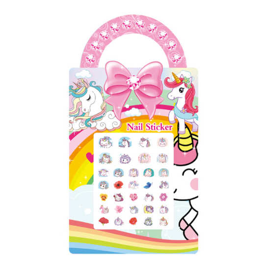 Sweet Unicorn Nail stickers for the girls to dress themselves up. Nail art can be a fun party activity too! You can also put some of the nail stickers as goodie bag fillers!