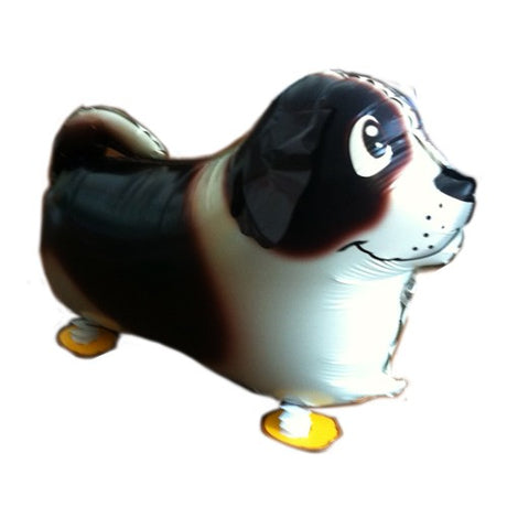 Brown walking dog balloon.