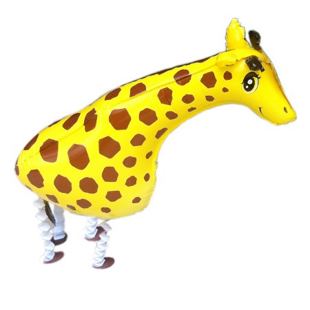 Load image into Gallery viewer, Walking Balloon in the form of giraffe shape makes your jungle themed party complete.
