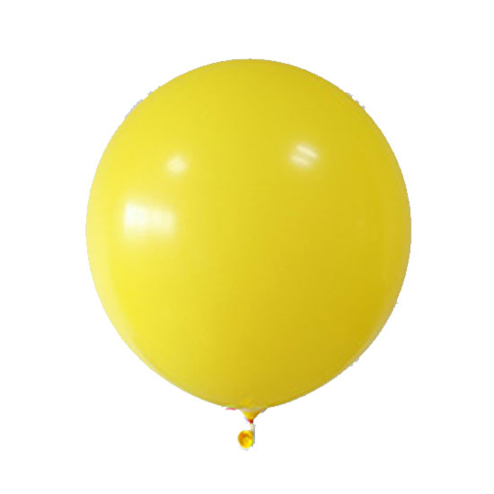 36 inch jumbo sized balloon in Bright Yellow to set up for your lively sunshine themed garland or party backdrop.