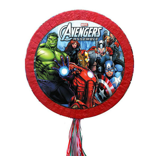 Join the Marvel Superheroes for lots of funs in your party. Pinatas are great for party decoration and party games. Have Hulk, Iron Man, Captain America and Thor featured in your Avengers partyAn interesting inclusion for the perfect party. Decorates your party too!