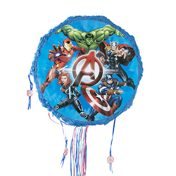 Have Captain America, Iron Man, Thor and Hulk the lead in your Avengers party with this lovely pinata!