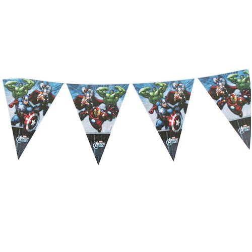 Load image into Gallery viewer, Join Captain America, Iron Man, Hulk and Thor for an action packed superhero birthday party. Decorate the birthday venue with great vibrant colours!
