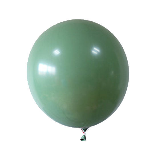 36 inch jumbo sized balloon in avocado green to set up for your garden themed garland or party backdrop.