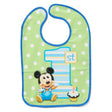 Baby Mickey 1st birthday bib