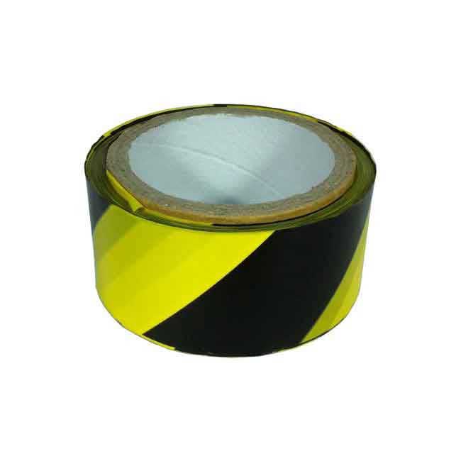 Yellow & Black stripes warning tape