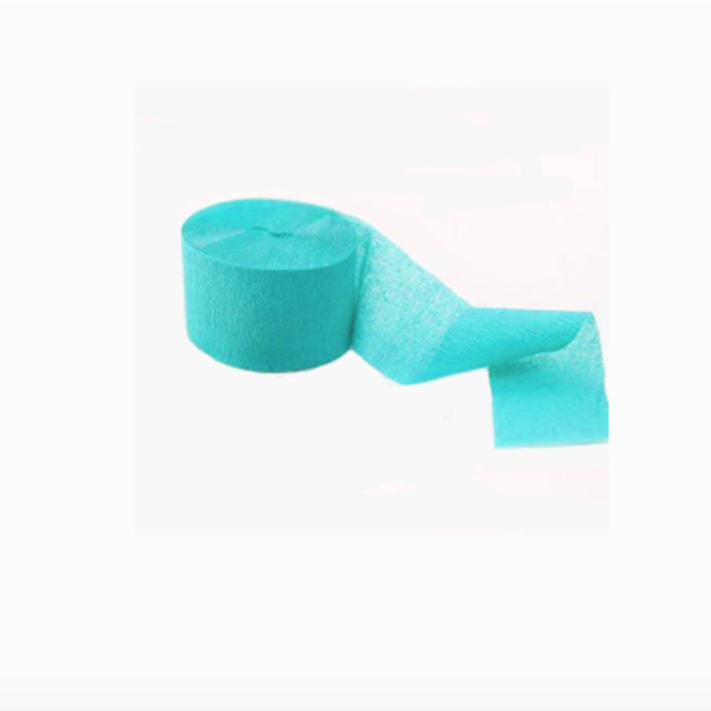 Load image into Gallery viewer, Blue Crepe Paper party streamers for birthday party decoration.
