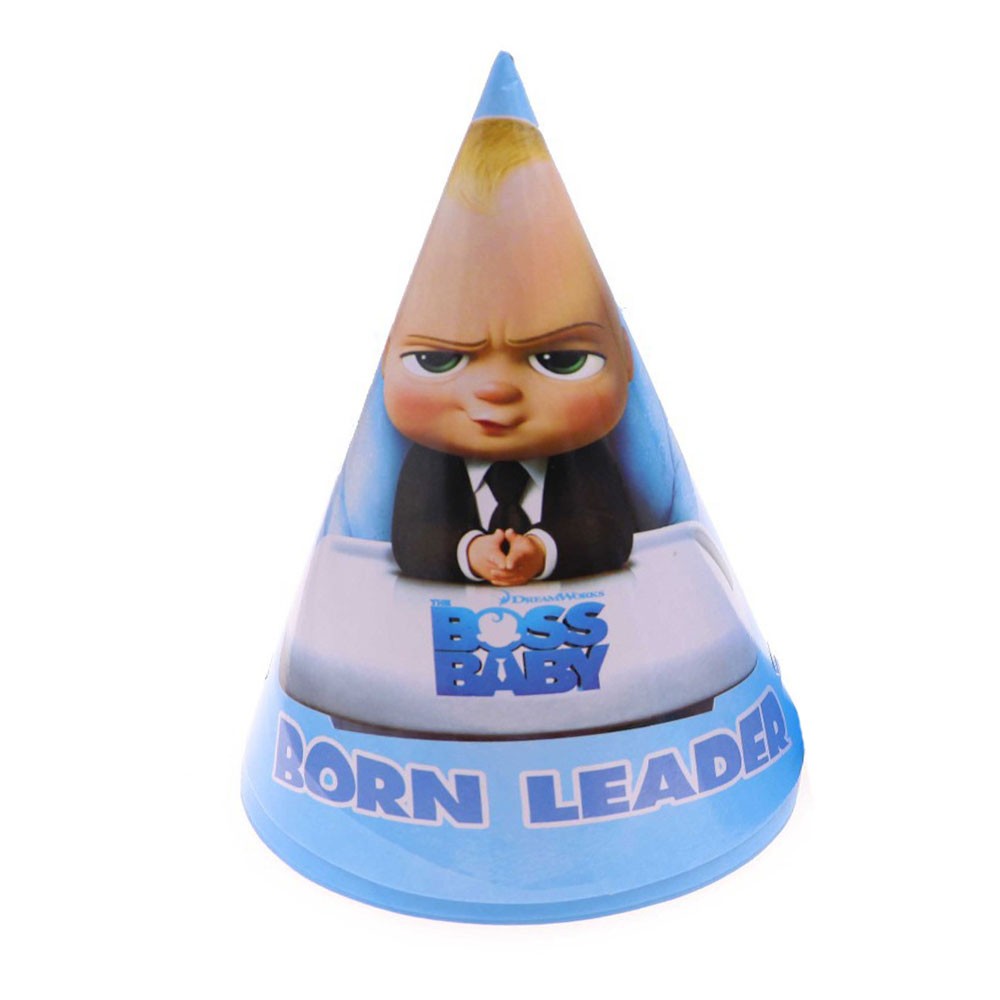 Load image into Gallery viewer, Really loved how the little toddlers put on the Boss Baby cone hats at Kevin&amp;#39;s birthday party.
