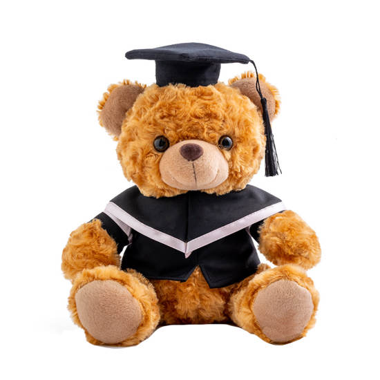 Graduation Bubble Balloon with Graduation Bear
