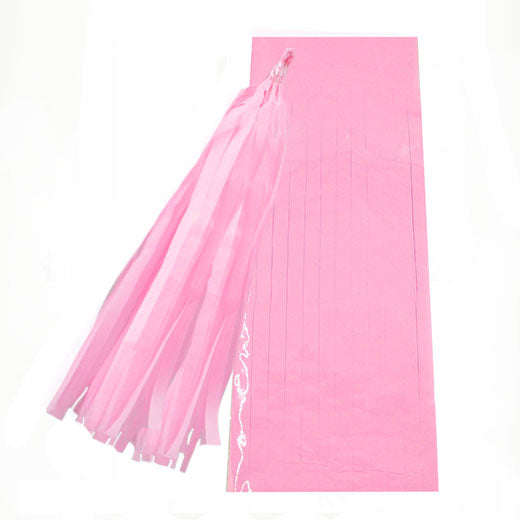 Candy Pink Party Paper Tassels