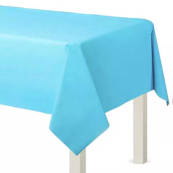 Load image into Gallery viewer, Caribbean Blue table covers are suitable for so many types of party themes
