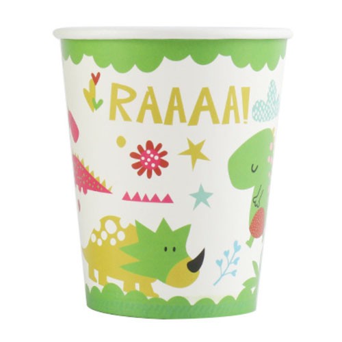 Delightful Cute Dino theme party supplies for your child's first birthday party or a dinosaur theme baby shower