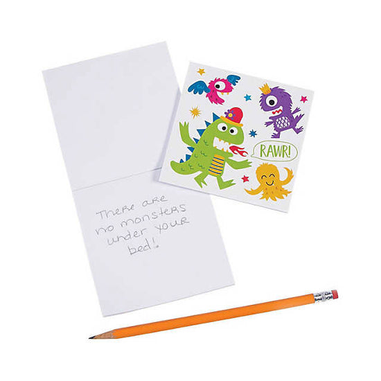 These Cute Monsters Note Pads are also great for kids, whether they're using them for school or just for drawing and doodling. They make a fun and thoughtful gift for anyone who loves cute and quirky stationery.