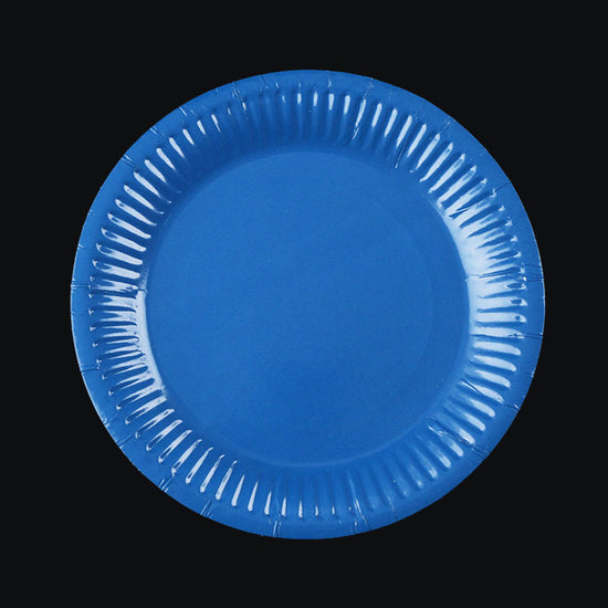 Load image into Gallery viewer, It all starts with colours! Our Cool Dark Blue coloured dessert size plates are perfect for snacks and cake or dessert.
