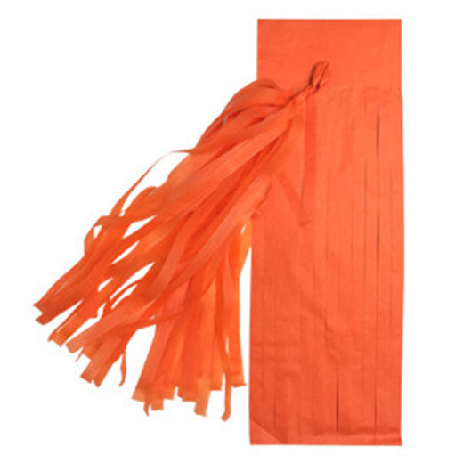 Dark Orange Party Paper Tassels