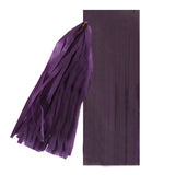Dark Purple Party Paper Tassels