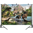 Jurassic World Dinosaurs Fabric banner for your backdrop decoration at the birthday party.