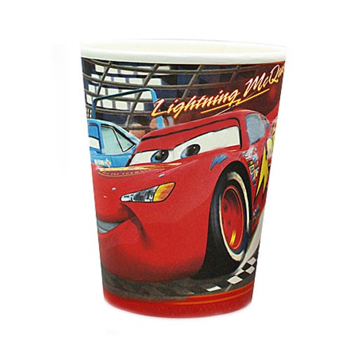 Load image into Gallery viewer, The boys enjoyed the party so much, you could see them drinking so much from their lovely Cars themed paper cups. After all they are true blue fans of Lighting  McQueen.
