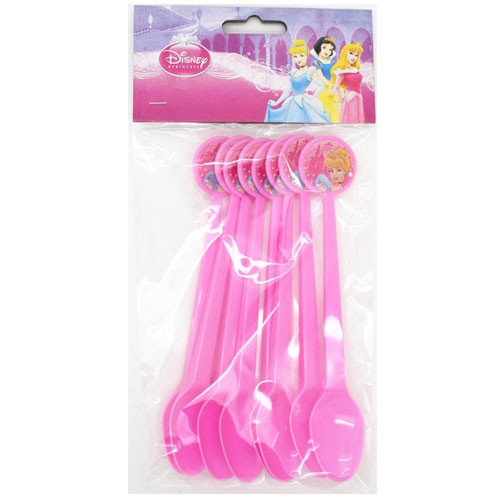 Nice plastic spoon for you to enjoy your Disney Princesses style desserts and birthday cake.
