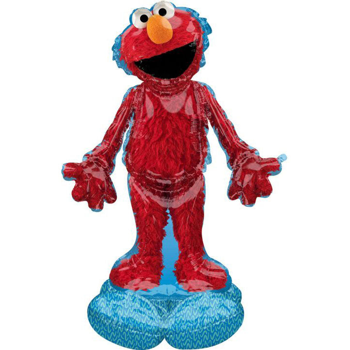 Life Size Elmo Airloonz Balloon is simply marvellous for the door display to greet your arriving guests to your Sesame Street themed birthday party!