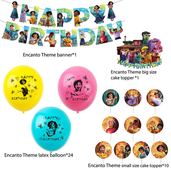 Encanto party supplies for your magical birthday party decoration.