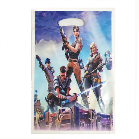Fortnite treat bags for nice goodies. Everyone gets one!