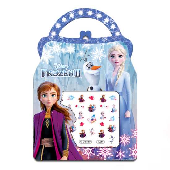 Frozen themed nail stickers. The girls are going to have so much fun at the party.
