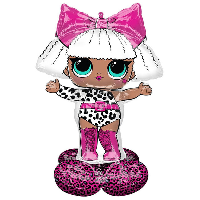 LOL Surprise Glam Diva Jumbo sized Balloon Feature for your great party decoration and display.