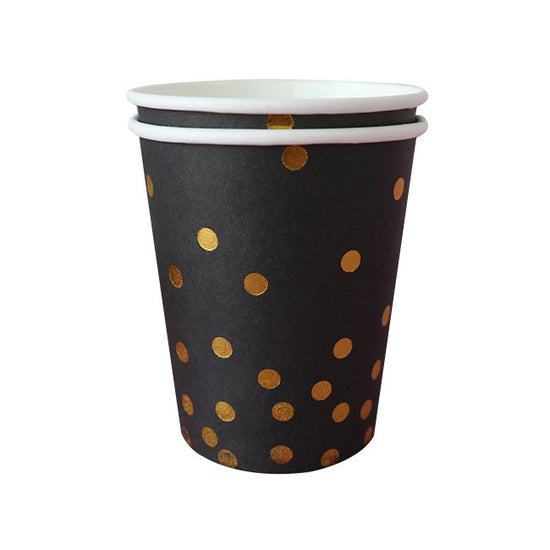 Our Let's Party Black dessert size cups are perfect for serving drinks, champagne, wine or cocktail.