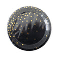 7" Gold Dots Black Paper Plates (10pc)