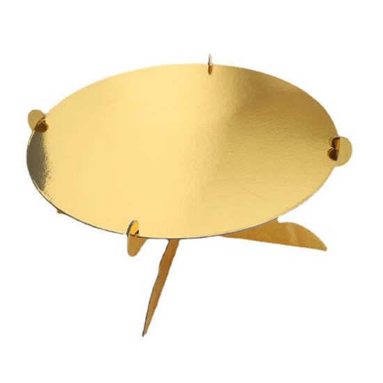 Gold Coloured Foil Birthday Cake Stand