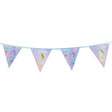 Lovely flag banner that is shimmering with the mermaid aura.