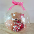 Send a heartfelt Valentine's Day message of love to your sweetheart with a lovely 13.5" Gund Fuzzy Beige Bear stuffed in a balloon. 