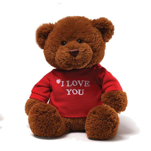 I Love You Gund Bear Plush Toy.