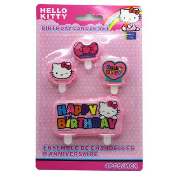 Jamie had the birthday cake of her dream - nicely decorated with these Hello Kitty Toppers.